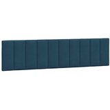  Okvir kreveta s LED-om bez madraca Hanko plavi 200 x 200 cm baršunasti | shoptok.hr