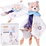 My Sweet Ko Bear tješilica medvjedić s dekicom i drvenom glodalicom, 33 cm