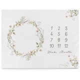 Ceba Baby Podloga za fotografiranje beba 92x72 cm, Basic Summer Flowers Slike