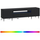  LED TV kabinet Crna Konstruirano drvo | shoptok.hr