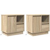  Noćni ormar s ladicama 2 pcs Sonoma hrast 50 x 34,5 x 50 cm. | shoptok.hr