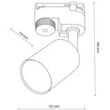  Reflektor za šinski sistem TOP 1xGU10/10W/230V bela | Eponuda.com