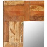 vidaXL zidno ogledalo od masivnog obnovljenog drva 60 x 60 cm | shoptok.hr