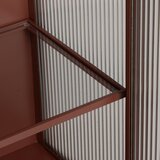 Ixia Opečnato oranžna kovinska vitrina 52x90 cm Harris – | Shoptok.si