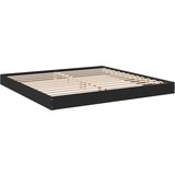  The Living Store Posteljni okvir črn 200x200 cm inženirski les - Posteljni Okvir, (21500825) | Shoptok.si