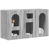  Strani šal Siva Sonoma 100 x 35 x 59 cm Konstruiran les, (5000108400) | Shoptok.si