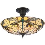 Endon 111892 - Plafonski luster Tiffany ASHTON 3xE27/10W/230V prečnik 45 cm | Eponuda.com