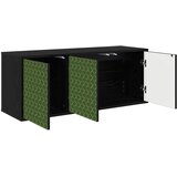  ormar za montažu na zid GELEEN 102 x 33 x 40 cm Crni hrast | shoptok.hr