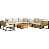  9-dijelna set vrtnih sofa s jastucima masivno bagremovo drvo | Eponuda.com