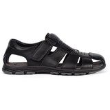 Shelvt Men's Black Sandals | Shoptok.si