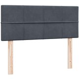 vidaXL Box Spring krevet s madracem tamno sivi 120x220 cm baršun | shoptok.hr