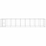 Vanjski kavez za pse od pocinčanog čelika 21,78 m² | shoptok.hr