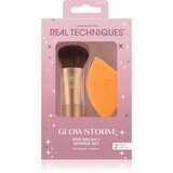 Real Techniques Glowstorm Mini Brush + Sponge Set set kistova u