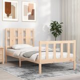 Maison Chic Posteljni okvir - Enojna postelja - Postelja za odrasle brez vzmetnice 100x200 cm trdna borovina-J6514, (21769922) | Shoptok.si