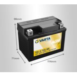 Varta akumulator powersports agm YT4L-BS, 12V, 3Ah, d+ Cene