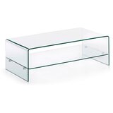 Kave Home Steklena mizica 55x110 cm Burano – Cene