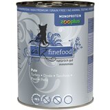 catz finefood Monoprotein zooplus 6 x 400 g - Puran Cene
