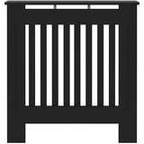  Pokrov za radijator konstruirano drvo crni 78 cm | shoptok.hr