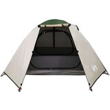 vidaXL Šotor za kampiranje za 2 osebi zelen 224x248x118 cm 185T taft | Shoptok.si