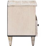  Ormar za krevet Bijelo 40 x 33 x 46 cm Čvrsto drvo manga | shoptok.hr