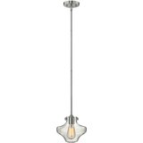 Elstead Lighting Elstead Congress 1 viseča stropna svetilka, kromirana, prozorno steklo, E27, (22098026) | Shoptok.si