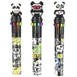 NEBULO kemijska olovka s 10 boja, panda dizajn, razne vrste, 1 komad | shoptok.hr