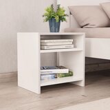 The Living Store Nočna omarica bela 40x30x40 cm iverna plošča - Omarica Za Ob Posteljo, (21433081) | Shoptok.si