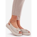 S. BARSKI Ladies Leather Sandals With Decoration S.Barski | Shoptok.si