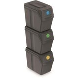 Prosperplast set 3x 20L košev za ločevanje odpadkov Sortibox | Shoptok.si