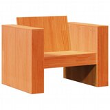 Maison Chic Vrtni kavč - Zunanji kavč voščeno rjav 79x60x62 cm trdna borovina, (22043715) Cene
