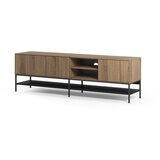 Marckeric TV komoda u dekoru hrasta u prirodnoj boji 180x55x35 cm Amira – | shoptok.hr