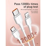 Ldnio Punjački i podatkovni kabel (A-C) 25W 1M Type-C Bijeli LS841_C | shoptok.hr