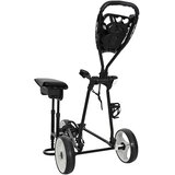 Golf Trolej s sjedištem Crna i bijela 100 x 60 x 130 cm Željezo | shoptok.hr