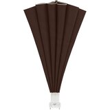  Zaslon za privatnost na balkonu Ø 320 cm Poliester Smeđa | shoptok.hr