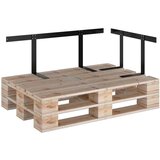  Naslon za sofu od paleta crni 110 cm željezni | shoptok.hr