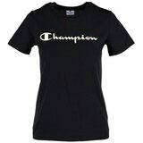 Champion Majice s kratkimi rokavi Crewneck Tee Črna | Shoptok.si
