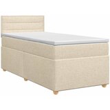  Boxspring krevet s madracem Krem 80 x 200 cm Tkanina | shoptok.hr