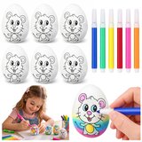  Easter Styrofoam Eggs For Painting Markers Markers Mouse 6pcs | shoptok.hr