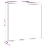  Ploča od pluta s okvirom od masivnog borovog drva 60 x 55 cm | shoptok.hr
