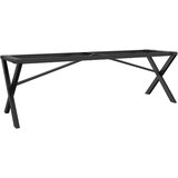 vidaXL Noge za stolić za kavu s X-oblikom 140x30x43cm lijevano željezo | shoptok.hr