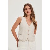 Marisse Beige Vest | Shoptok.si