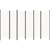vidaXL Sobna pregrada sa 6 panela krem-bijela 300 x 180 cm Cijene