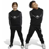 Adidas Otroška trenirka črna barva