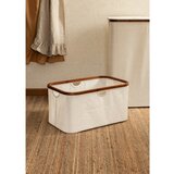Bigso Kremno bel tekstilni zložljiv koš za perilo Bamboo/Linen – | Shoptok.si