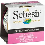 Schesir hrana za mačke u konzervi tunjevina i šunka u želeu 85gr Cene