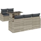  Vrtni sofa set Set od 6 Bež Poli ratan Vrtni sofa set | shoptok.hr