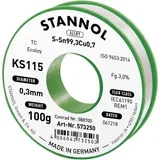 KS115 spajkalna žica\, neosvinčena tuljava Sn99\,3Cu0\,7 100 g 0.3 mm Neosvinčena žica za spajkanje KS115 SN99Cu1 100 g 0.3 mm, (20428528)