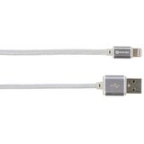 Skross 2.700242 Steel Line Chargen Sync Lightning / USB kabel, 1m | Shoptok.si