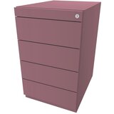 BISLEY Stacionarni predalnik Note™, s 4 univerzalnimi predali, globina 565 mm, roza | Shoptok.si