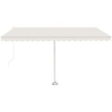  Samostojeća tenda na ručno uvlačenje 450 x 350 cm krem | shoptok.hr